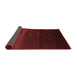 Abstract Red Contemporary Area Rugs