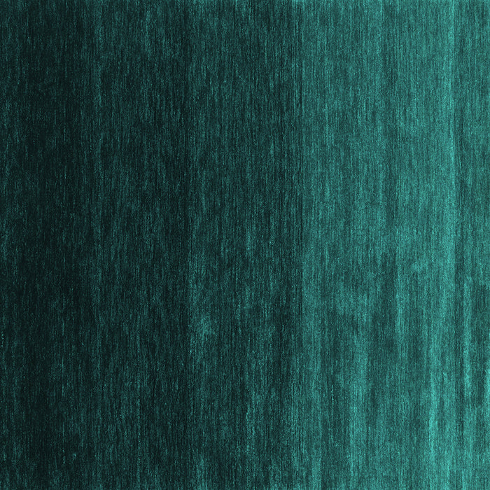 Square Machine Washable Abstract Turquoise Contemporary Area Rugs, wshcon1791turq