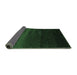 Sideview of Abstract Emerald Green Contemporary Rug, con1791emgrn