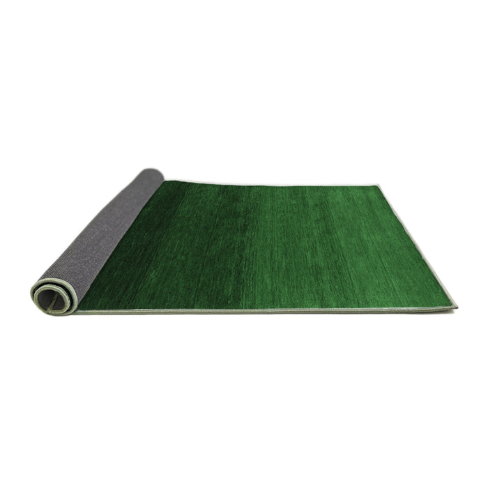 Sideview of Abstract Emerald Green Contemporary Rug, con1792emgrn