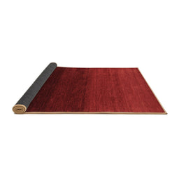 Sideview of Abstract Brown Contemporary Rug, con1792brn