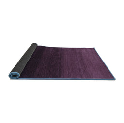 Sideview of Abstract Blue Contemporary Rug, con1792blu