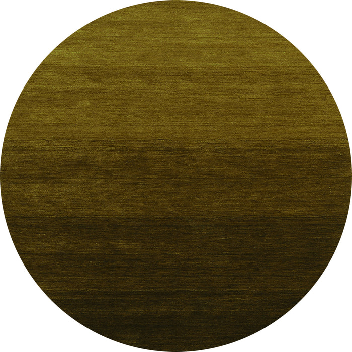 Square Abstract Green Contemporary Rug, con1792grn