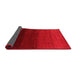 Abstract Red Contemporary Area Rugs