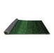 Sideview of Abstract Emerald Green Contemporary Rug, con1793emgrn