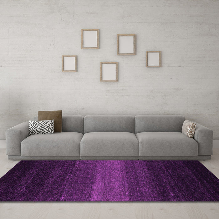 Machine Washable Abstract Pink Contemporary Rug in a Living Room, wshcon1793pnk