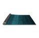 Sideview of Abstract Light Blue Contemporary Rug, con1793lblu