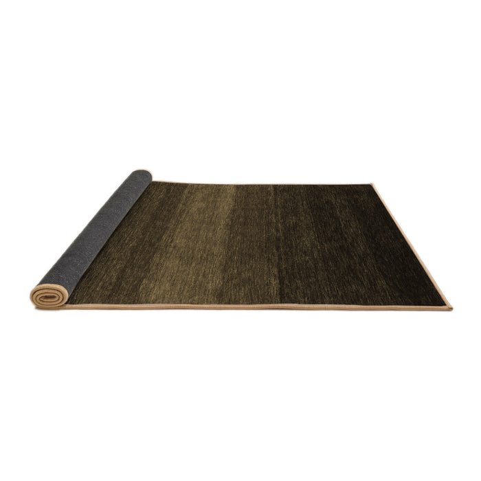 Sideview of Abstract Brown Contemporary Rug, con1793brn