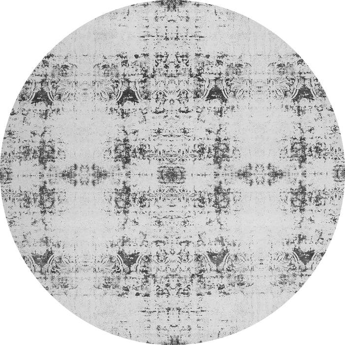 Square Solid Gray Modern Rug, con1794gry