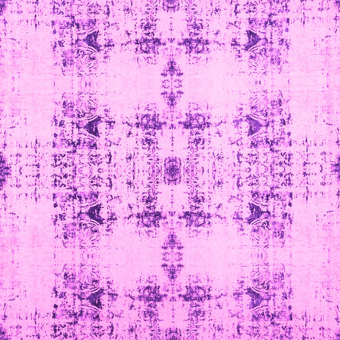 Square Solid Pink Modern Rug, con1794pnk