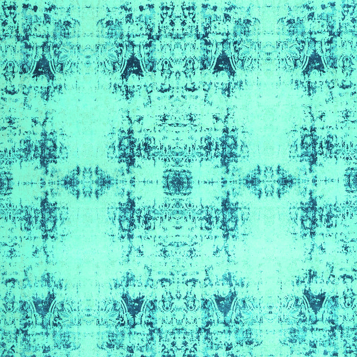 Machine Washable Solid Turquoise Modern Area Rugs, wshcon1794turq