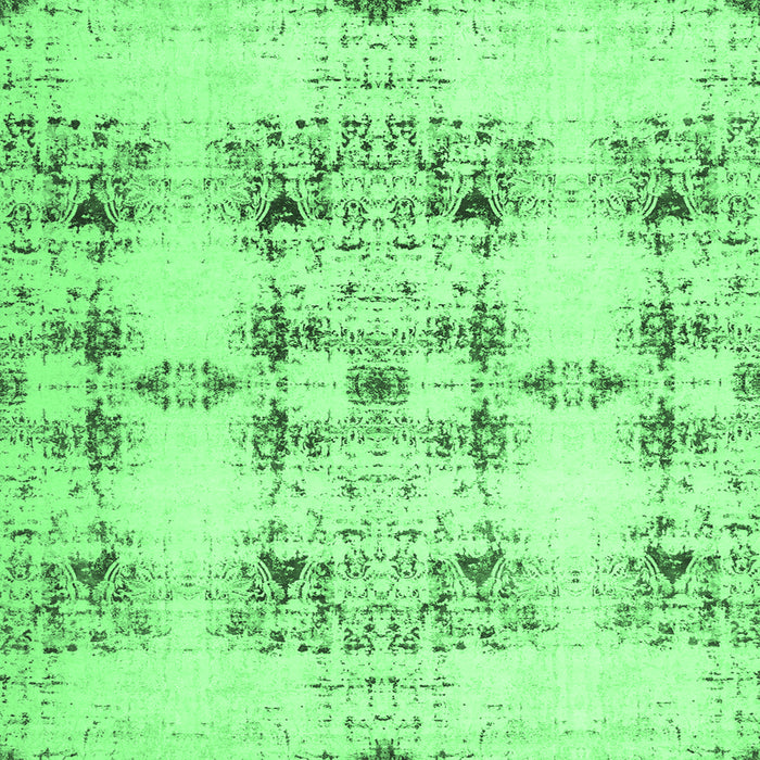 Square Solid Emerald Green Modern Rug, con1794emgrn