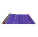 Sideview of Abstract Purple Contemporary Rug, con1795pur