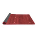 Abstract Red Contemporary Area Rugs