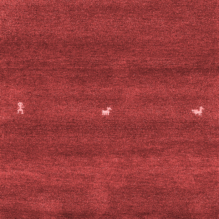 Abstract Red Contemporary Area Rugs