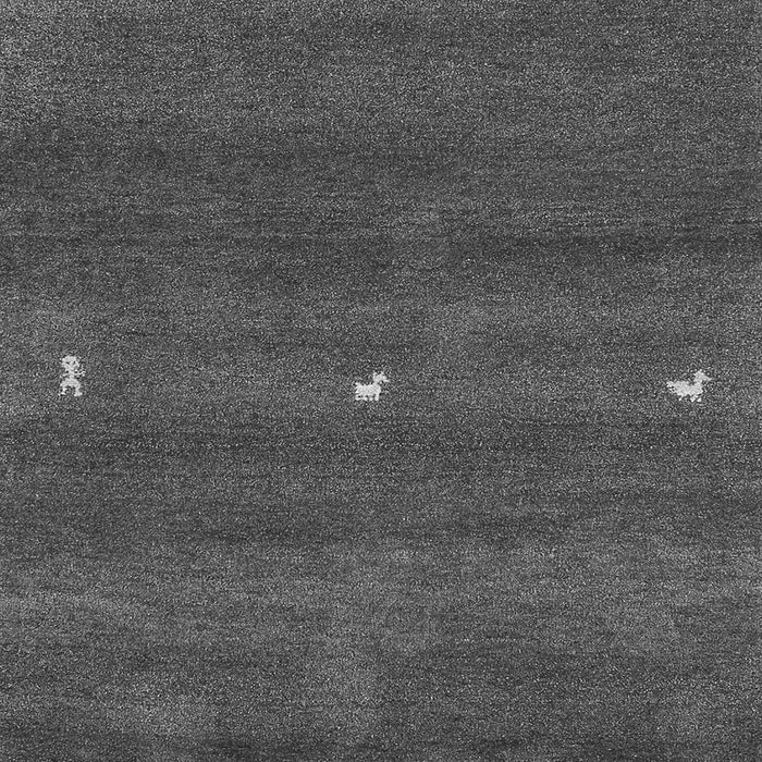 Abstract Gray Contemporary Rug, con1795gry