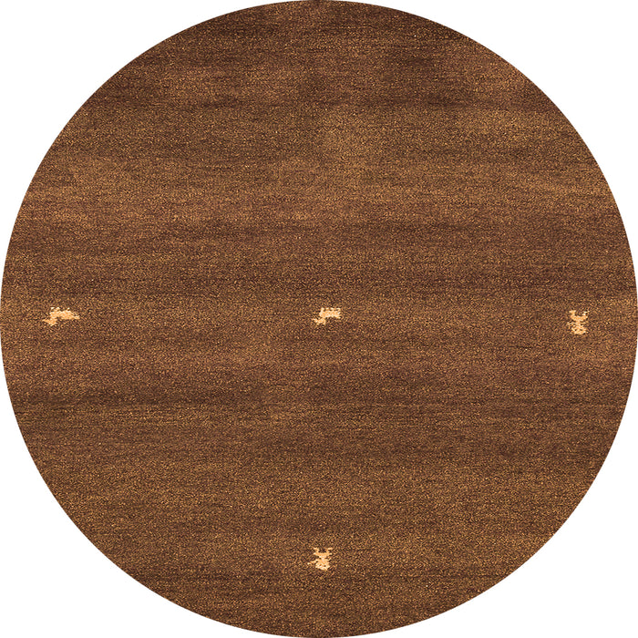 Square Abstract Orange Contemporary Rug, con1795org