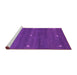 Sideview of Machine Washable Abstract Pink Contemporary Rug, wshcon1795pnk