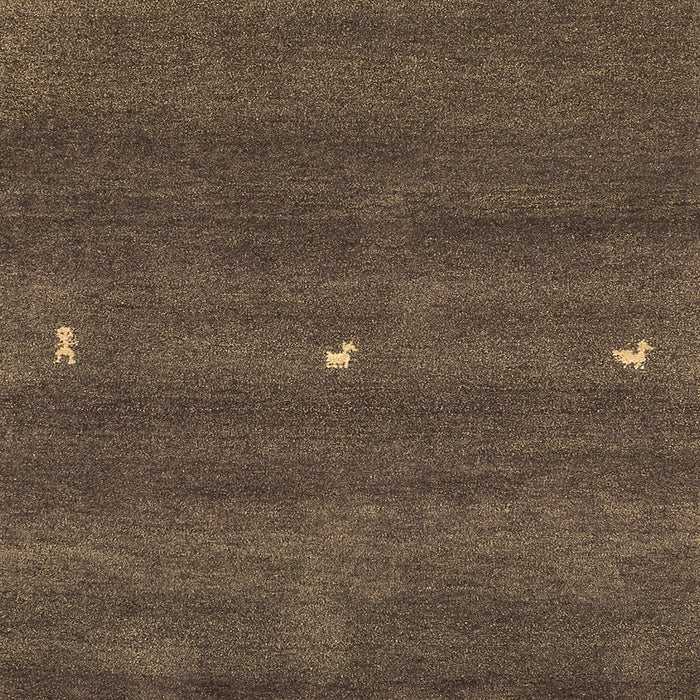 Machine Washable Abstract Brown Contemporary Rug, wshcon1795brn