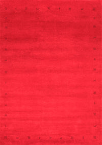 Abstract Red Contemporary Rug, con1796red