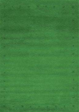 Abstract Emerald Green Contemporary Rug, con1796emgrn
