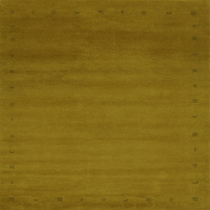 Round Machine Washable Abstract Green Contemporary Area Rugs, wshcon1796grn