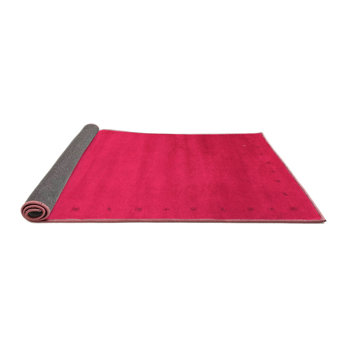 Sideview of Abstract Pink Contemporary Rug, con1796pnk
