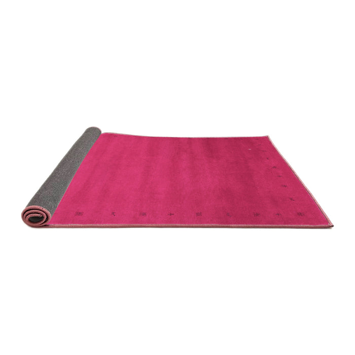 Sideview of Abstract Purple Contemporary Rug, con1796pur