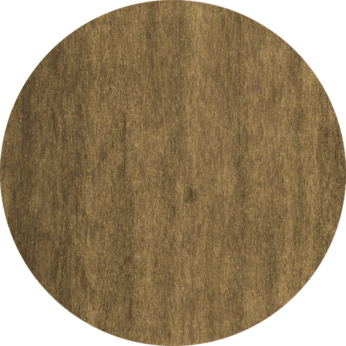 Round Machine Washable Abstract Brown Contemporary Rug, wshcon1797brn