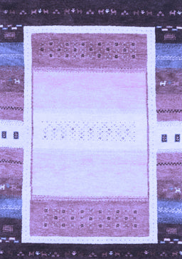 Abstract Blue Contemporary Rug, con1798blu