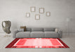 Contemporary Red Washable Rugs