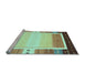 Sideview of Machine Washable Abstract Light Blue Contemporary Rug, wshcon1798lblu