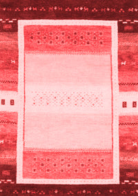 Abstract Red Contemporary Rug, con1798red