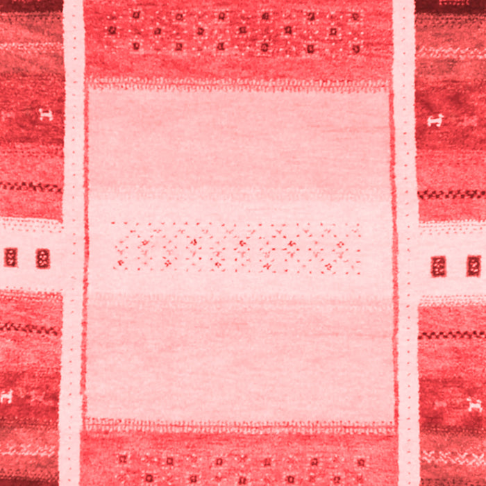 Abstract Red Contemporary Area Rugs