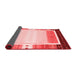 Abstract Red Contemporary Area Rugs