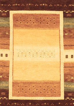 Abstract Brown Contemporary Rug, con1798brn