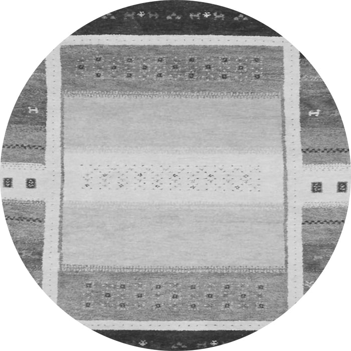 Square Abstract Gray Contemporary Rug, con1798gry