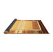 Sideview of Abstract Brown Contemporary Rug, con1798brn