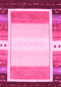 Abstract Pink Contemporary Rug, con1798pnk