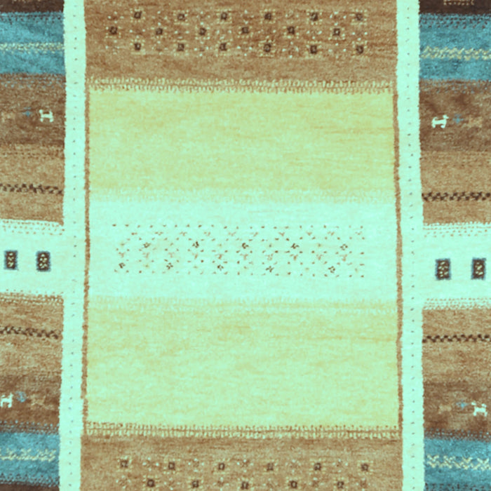 Abstract Light Blue Contemporary Rug, con1798lblu