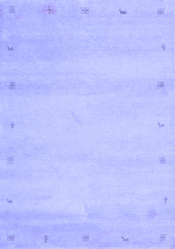 Abstract Blue Contemporary Rug, con1799blu