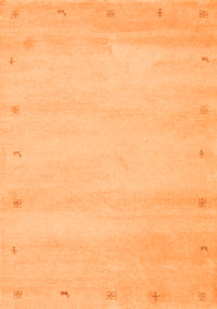 Abstract Orange Contemporary Rug, con1799org