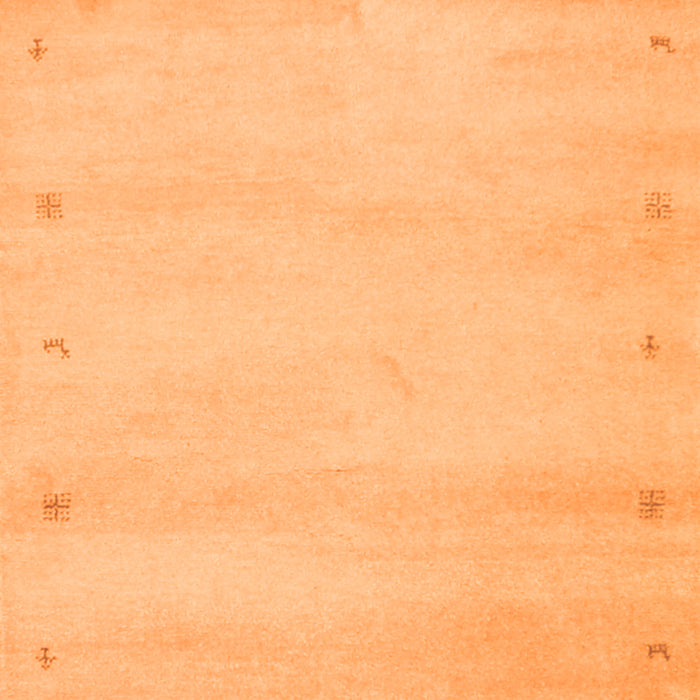 Abstract Orange Contemporary Rug, con1799org