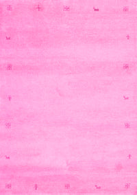 Abstract Pink Contemporary Rug, con1799pnk