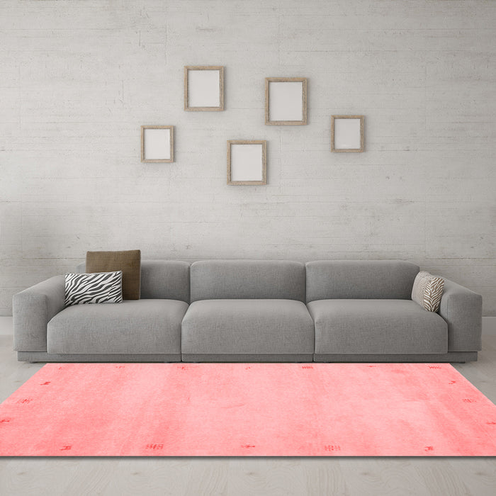 Contemporary Red Washable Rugs
