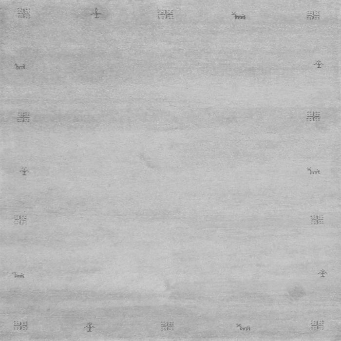 Serging Thickness of Abstract Gray Contemporary Rug, con1799gry