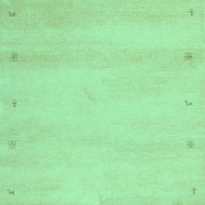 Machine Washable Abstract Turquoise Contemporary Area Rugs, wshcon1799turq