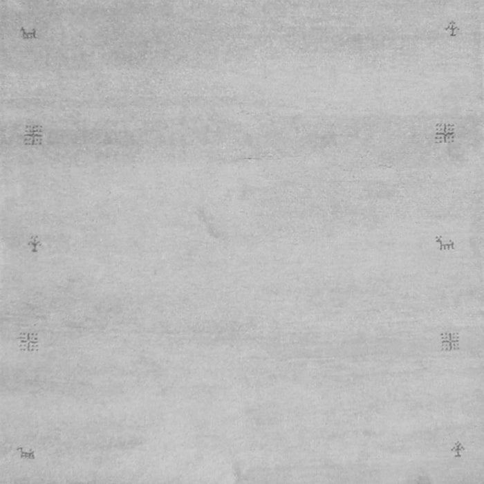 Serging Thickness of Machine Washable Abstract Gray Contemporary Rug, wshcon1799gry