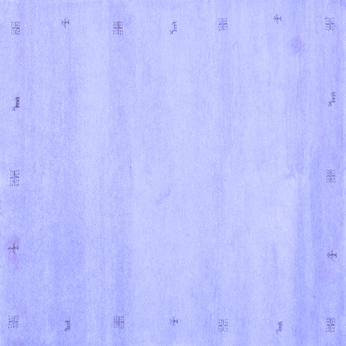 Square Abstract Blue Contemporary Rug, con1799blu