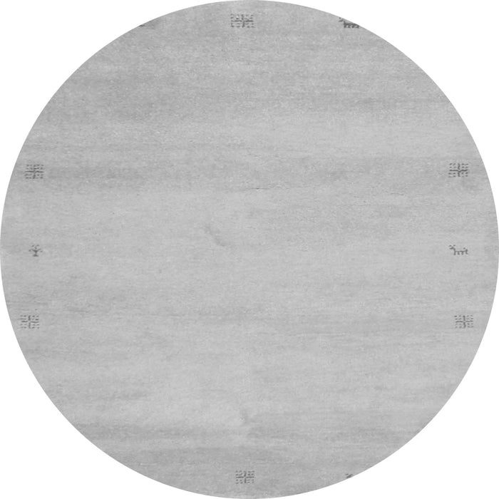 Square Abstract Gray Contemporary Rug, con1799gry